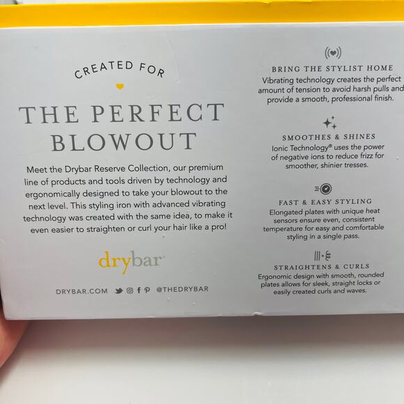 Drybar Reserve Vibrating Styling Iron, New in Box - Picture 5 of 5